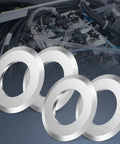 Four Pack Boss Grade High Speed Steel Wire Stripper Replacement Blades For Universal Manual And Electric Cutters, shown in a close-up view.