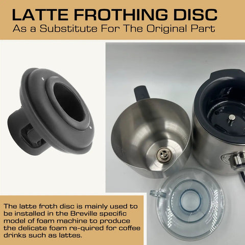 Latte Frothing Disc Replacement For Breville Milk Cafe Delivers Cafe Style Lattes At Home With Rich Microfoam Milk Frother