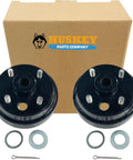 Rear Brake Drum Wheel Hub For EZGO Gas Golf Cart 4 Cycle 91 Up RXV Large Hole 30 Teeth Fine Splined Die Cast Brake Drum With 4