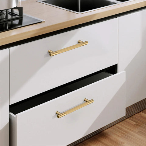 10 Pack 5 Inch Champagne Bronze Cabinet Pulls For Kitchen Cabinets And Drawers Premium Champagne Gold Cupboard Hardware