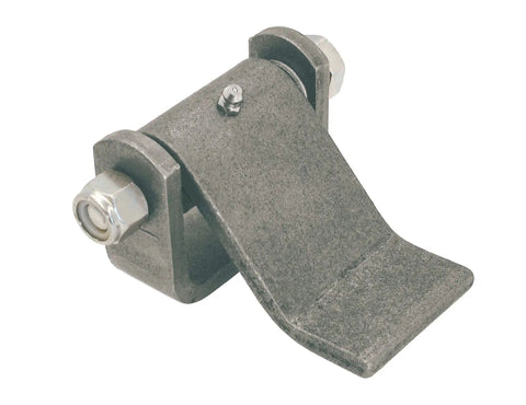 Formed Steel Strap Hinge With Grease Fitting 3.85 x 4.33 x 2.44 Inch Heavy Duty Black Hinge For Truck Bodies, Doors And Equipment, Built Tough For Towing, Toolboxes, And More On The Job.