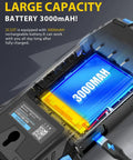 Three In One Oscilloscope Multimeter And DDS Signal Generator Handheld Tool with exposed 3000mAh battery inside