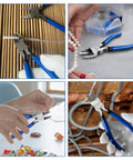 6 Inch Precision Wire Cutters For Jewelry Making, Ultra Sharp Flush Cutters in crafting, beading, and wiring scenarios
