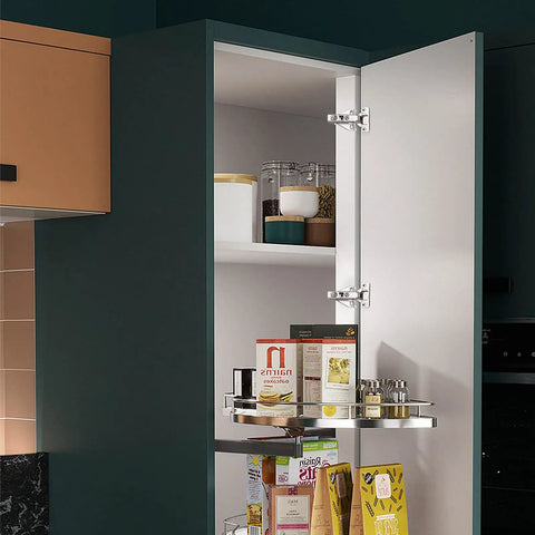 Face Frame Cabinet Hinges 105 Degree Concealed No Fuss Brushed Satin Nickel 35mm Cup 14 To 22mm Door Thickness Full Overlay 2 Pack