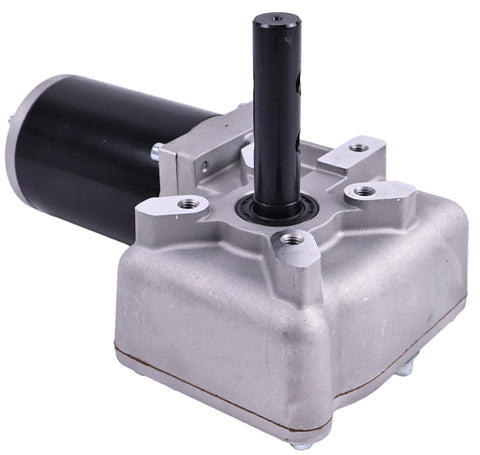 60 To 1 Gear Ratio Dump Truck Roll Tarp Motor 12V 600W Sealed Worm Gear With Chrome Cover Three Fourth Inch Output Shaft 76 RPM Five Hole Universal Mounting Pattern Plug And Play Ready For Easy Replacements
