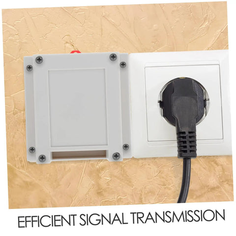 Side view of installed Tough Yet Compact Weatherproof Junction Box For Industrial Use With Easy Install ABS Plastic Power Supply Enclosure