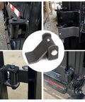 Heavy Duty Rock Solid Weld On Trailer Hinges Beast Grade Greaseable Strap Hinge Short Leaf Gate Door Hardware Mount Kit For Dump Trucks And Horse Trailers Weather Resistant Steel Pair with detailed angle views.