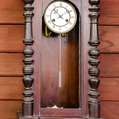 DIY Clock Pendulum Replacement Cylinder for Wall Clocks 10.62 Inch Metal Pendulum Accurate Timekeeping, silver finish