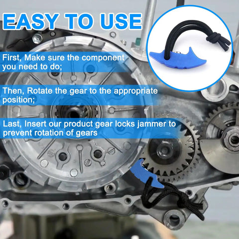 Jammer Lock Tool For ATVs And Motorcycles, Works With Most Transmissions And CVT Systems, gear installation instructions