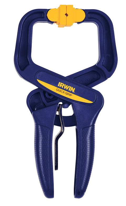 Heavy Duty Four Piece Clamp Set With Two Four And A Half Inch Bar Clamps And Two Two Inch Handi Clamps, One Hand Release Trigger