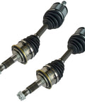 Premium Front CV Axle Shaft Assembly Pair With Sealed Boots And Fasteners Direct Replacement Kit Left And Right showing detailed angle.