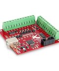 4 Axis USB Mach3 CNC Controller Card with 100KHz Plug and Play Breakout Board Red, perfect for CNC Router and Engraving Machine setup.