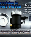 Close-up of Fuel Filter Housing Cover Cap Replacement For Ram 6 7L Diesel 2011 To 2024 2500 3500 4500 5500 Pickup