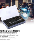 Upgrade Your Welding Game With This WP9 And WP20 Torch Consumables Kit Including Premium Glass Nozzles in storage case