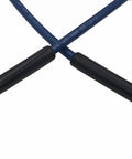 Close-up of fittings on Quarter Inch by Hundred Foot Blue Carpet Cleaning Solution Hose For Pressure Washing Up To Three Thousand PSI