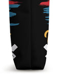 Side view of Dragon Boat Paddler Tote Bag For Dragonboating Crew Race Day Gear We Do Not Row We Paddle Funny Yet Practical