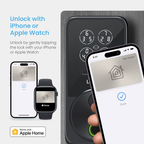Top Notch Smart Wireless Deadbolt Featuring Ai Biometric Fingerprint Scanner And Apple Home Key Access For No Sweat Keyless Entry And Tight Home Security Your Household Will Grab Fast