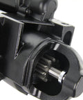 Close-up of Volvo Penta Marine Starter Replacement for 4.3L 5.0L V6 V8 Engines with visible gear teeth and Mercury fittings