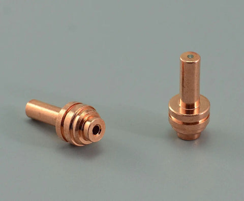 Miller ICE-25C Plasma Cutting Consumables Kit With 10 Nozzles 25A Ref 176656 And 10 Electrodes Ref 176655 OEM Style Replacement Set For Easy Smooth Cuts Budget Friendly, copper plasma nozzles and electrodes