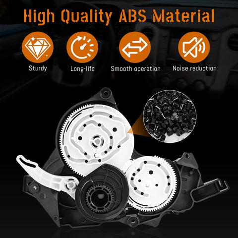 High quality ABS material blend door actuator gears for Straight Shot Swap Hvac Air Blend Door Actuator For Toyota Tundra 2007 To 2021 And Sequoia 2007 To 2022.