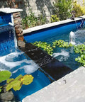 Sky Blue Non-Toxic Pond Shield Epoxy Paint 1.5-Quart With Self Priming Waterproof Underwater Safe For Fish And Plants Handles Hot