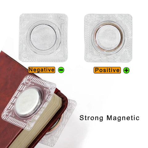 Legit Heavy Duty Magnetic Snaps, Zero Hassle Sew In Hideaway Closures For Crafts And Diy Gear, Rock Solid Pvc Covered Fasteners, two snaps on a book.