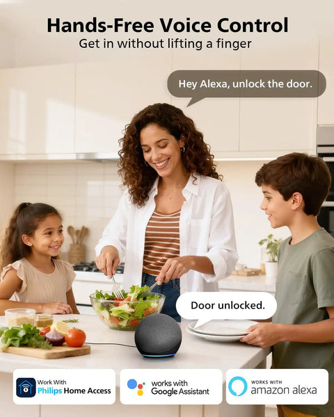 Top Shelf Wifi Smart Deadbolt With Built In Keypad And Sturdy Door Handle Top Notch App Control For Instant Remote Access And Custom Guest Permits Rock Solid Keyless Entry System For Modern Households