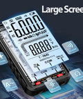 Smart Digital Multimeter With 6000 Counts And Auto Ranging For Pros And DIYers Measures Voltage Current Resistance