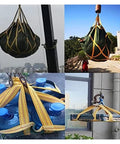 Heavy Duty Cargo Lifting Net for Pallets and Cranes Beefy Canvas Construction with Reinforced Handles Tear Resistant Security Bag