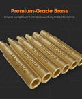 Heat-Set Insert Tips For Threaded Inserts M2 To M6 No-Fuss Soldering Iron Tips For 3D Printing in premium-grade brass