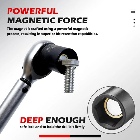 Three Eighths Inch Drive Magnetic Impact Socket Set, Metric 7mm To 19mm, 6 Point CrMo Sockets With Square Drive, in use