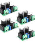 Four High Voltage DC To DC Buck Converter Module LM2596HV 50V Max Input Adjustable Step Down Regulator for Arduino LED RC Projects
