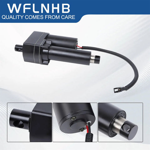 Heavy Duty Round Baler Linear Actuator Replacement Built To Last Swaps Out Easy For New Holland 848 853 855 Tractors Years 1986 Through 1995 Zero Hassle Field Ready close-up of actuator.