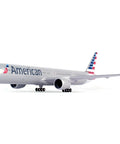 American Airlines 777-300 New Livery Model Kit In 1 To 200 Scale With Gear Snap Fit Build That Snaps In Minutes No Glue Needed Ultra Realistic