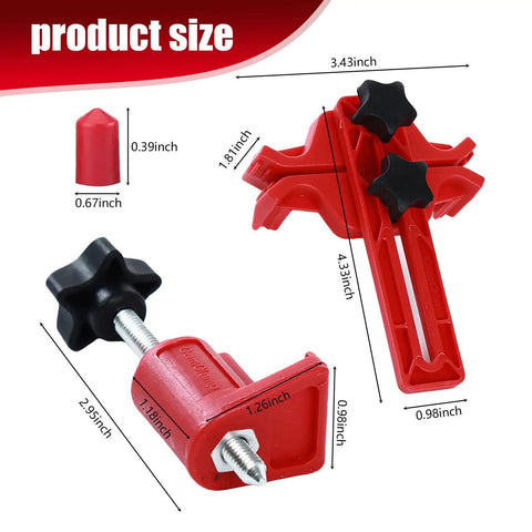 Product size of Shop Standard 9 Piece Cam Timing Sprocket Locking Tool Kit With Grippy Double Camshaft Clamp.
