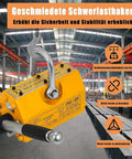 Haul Heavy Steel Without Breaking A Sweat Using This 600 Kg V Shaped Permanent Magnetic Lifter optimized for round bars and pipes.