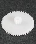 Plastic Gear Set Ten Pieces 48 Teeth Model 48102B Worm Reduction Gears for RC Cars and Robot Motors, close-up view