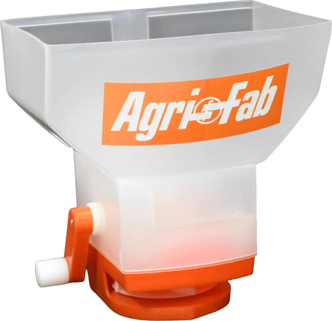 Handheld Seed Spreader With One Gallon Capacity, Easy One-Turn Operation, Holds About 6 Lbs Fertilizer Or Ice Melt Or 3 Lbs Seed