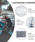 Two Pack 11.46x7.48 Inch Rectangle Sublimation Slate Frames With Stand showcasing personalized photo display.