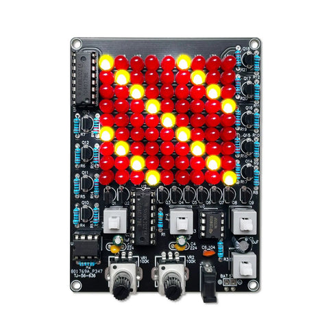 LED Soldering Kit For Adults DIY Electronics Project To Build A Moving Light Follow Light With Axis Movement Speed Control Via Potentiometer