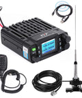 Dual Band Mini Ham Mobile Radio For In Car Use IP67 Waterproof 25W 2M 70CM Transceiver With Car Antenna Kit And Cable