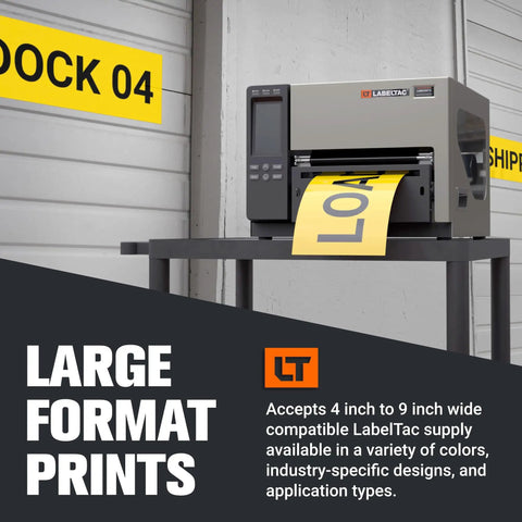 Transform Your Workspace Into A Full Setup Using This Heavy Duty Wide Format Thermal Label Printer To Knock Out Pro Level 4 To 9 Inch Signs All Week Long.