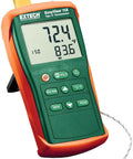Two-Channel Digital Thermometer With Type K Probes, Wide Range From -200F To 1999F And -200C To 1360C, Max Min Hold, Large Backlit LCD