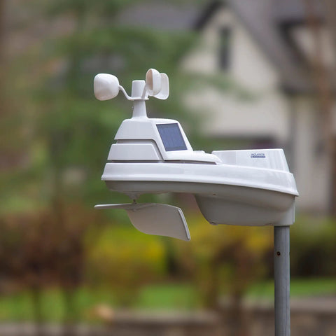 Five In One Home Weather Station With WiFi To Weather Underground Delivers Real Time Indoor Outdoor Temperature And Humidity