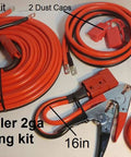 Permanent Installation 7-Piece Dump Trailer Winch Kit, Universal 36-Foot Setup, Easy To Install, Powerful Power Transfer For Heavy Loads And Towing Jobs, 7-piece wiring kit