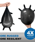 Heavy Duty Black Nitrile Work Gloves For Trades Pros Featuring Serious Textured Grip and Powder Free Latex Free Industrial Grade Protection Tough As Nails for Mechanics and Real Gritty Job Sites Daily, displaying textured grip and flexibility.