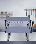 Front view of Box And Pan Brake For Sheet Metal Bending Up To 12 Inches Wide With 20 Gauge Mild Steel Capacity featuring 5 fingers