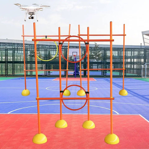 Obstacle Course Kit For Drone Racing And Model Aircraft With Easy To Build Portable Obstacles And Flexible Lane Configurations