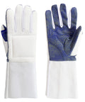 Left Hand Padded Fencing Glove For Foil Epee And Saber, Leather Sheepskin Mitt With Palm Padding, Size Small, CE Certified