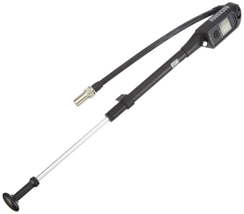 High Pressure Fork And Shock Pump With Digital Gauge For Mountain Bikes, 300 PSI Max, Lightweight Aluminum Barrel, extended view